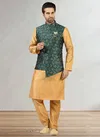 Party Wear Wholesale Kurta Pajama With Jacket Mens Collection